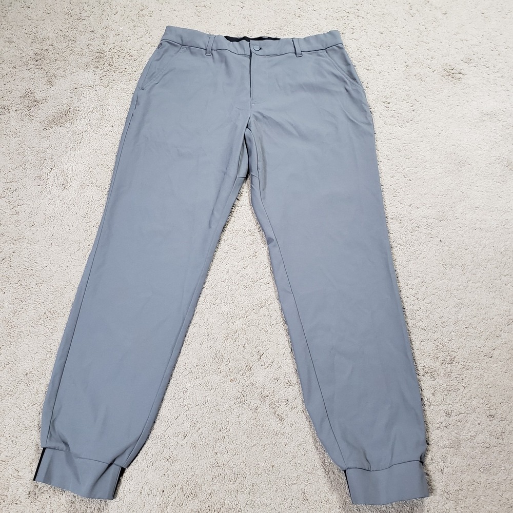 Good Good Golf Pants‎ Mens 34x30 Gray Tapered Joggers Performance Lightweight